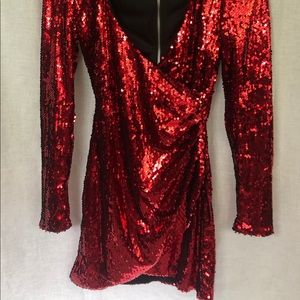 Tigermist sequin red dress.